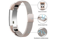 FitBit Alta HR Milanese bandje - Maat: Small - Vintage goud