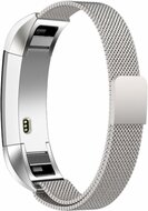 FitBit Alta HR Milanese bandje - Maat: Small - Zilver