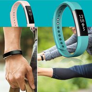 Fitbit Alta siliconen bandje, Maat: Large, Lengte: 22CM - Baby blauw