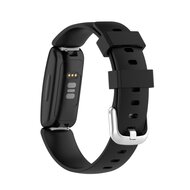 Fitbit Inspire 2 &amp; Ace 3 - Sportbandje met gesp - Maat: Small - Zwart