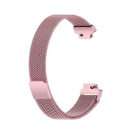 Fitbit Inspire 2 &amp; Ace 3 Milanese bandje - Maat: Large  - Ros&eacute; Goud