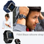 FitBit Blaze sport horloge band / siliconen alleen voor Fitbit Blaze - Wit