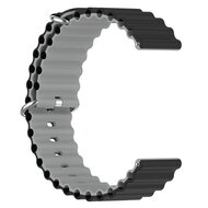 Ocean Style bandje - Zwart / grijs - Samsung Galaxy Watch 4 - 40mm &amp; 44mm