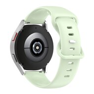 Solid color sportband - Groen - Samsung Galaxy Watch 4 - 40mm &amp; 44mm