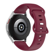 Solid color sportband - Bordeaux - Samsung Galaxy Watch 4 - 40mm &amp; 44mm
