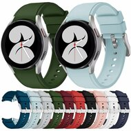 Samsung Galaxy Watch 4 - 40mm &amp; 44mm - Siliconen sportband - Donkerblauw