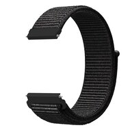 Sport Loop nylon bandje - Zwart gem&ecirc;leerd - Samsung Galaxy Watch 4 - 40mm / 44mm