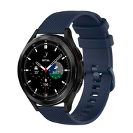 Sportband met motief - Donkerblauw - Samsung Galaxy Watch 4 Classic - 42mm &amp; 46mm