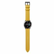 lederen bandje - Geel - Samsung Galaxy Watch - 42mm