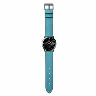 lederen bandje - Blauw - Samsung Galaxy Watch - 42mm