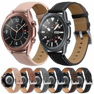 Premium Leather bandje - Grijs - Samsung Galaxy Watch - 42mm