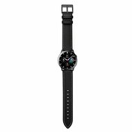 lederen bandje - Zwart - Samsung Galaxy Watch - 42mm