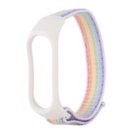 Nylon Geweven Bandje Xiaomi Mi Band 3 / 4 / 5 / 6 / 7 - Multicolor