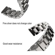 Metalen schakelarmband voor Xiaomi Mi Band 3/4/5/6 / 7 - Zwart