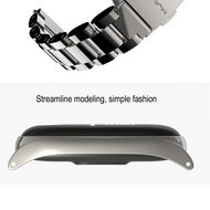 Metalen schakelarmband voor Xiaomi Mi Band 3/4/5/6 / 7 - Zwart