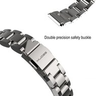 Metalen schakelarmband voor Xiaomi Mi Band 3/4/5/6 / 7 - Zilver