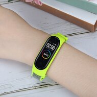 Nylon Geweven Bandje Xiaomi Mi Band 3 / 4 / 5 / 6 / 7 - Groen