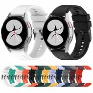 Siliconen gesp bandje - Wit - Garmin Vivoactive 6 / Vivoactive 5 / Vivoactive 3