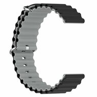 Garmin Vivomove 3 / HR / Luxe / Sport / Style / Trend - Ocean Style bandje - Zwart / grijs