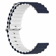 Garmin Vivomove 3 / HR / Luxe / Sport / Style / Trend - Ocean Style bandje - Donkerblauw / wit