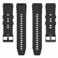 Garmin Venu / Sq / Sq2 / 2 plus - Siliconen gesp bandje - Zwart