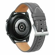 Garmin Approach S12 / S40 / S42 - Premium Leather bandje - Grijs