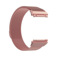 Fitbit Ionic Milanese bandje - Maat: Large - Ros&eacute; goud