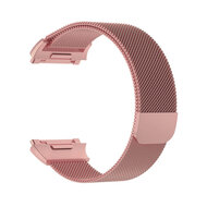 Fitbit Ionic Milanese bandje - Maat: Small - Ros&eacute; goud