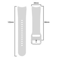 Classic sportbandje - Grijs - Samsung Galaxy Watch 5 (Pro) - 40mm / 44mm / 45mm