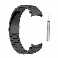 Stalen schakelband - Zwart - Samsung Galaxy Watch 5 (Pro) - 40mm / 44mm / 45mm
