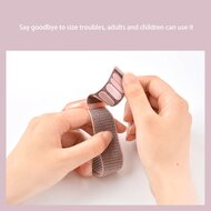 AirTag nylon loop bandje - S/M - Groen - Geschikt voor kinderen