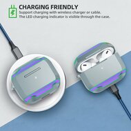 AirPods 3 hoesje - TPU - Anti fall series - Zilver / Roze