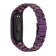 Metalen schakelarmband voor Xiaomi Mi Band 3/4/5/6/7 - Paars