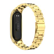 Metalen schakelarmband voor Xiaomi Mi Band 3/4/5/6/7 - Goud