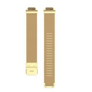 Fitbit Inspire Milanese bandje met gesp - Maat: Large  - Goud
