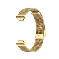 Fitbit Inspire Milanese bandje met gesp - Maat: Large  - Goud