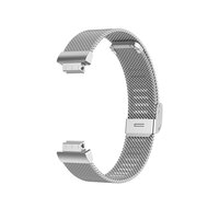Fitbit Inspire Milanese bandje met gesp - Maat: Small  - Zilver