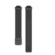 Fitbit Inspire Milanese bandje met gesp - Maat: Small  - Zwart