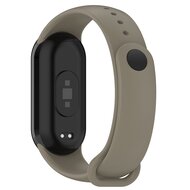 Siliconen bandje - Grijsbruin - Xiaomi Smart Band 8 / 9 / 10