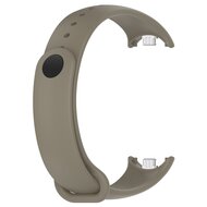 Siliconen bandje - Grijsbruin - Xiaomi Smart Band 8 / 9 / 10