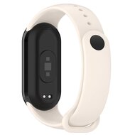 Siliconen bandje - Beige - Xiaomi Smart Band 8 / 9 / 10