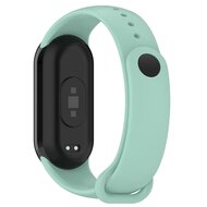 Siliconen bandje - Mintgroen - Xiaomi Smart Band 8 / 9 / 10