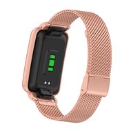 Milanese bandje met case - Ros&eacute; goud - Xiaomi Smart band 7 Pro