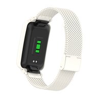 Milanese bandje met case - Wit - Xiaomi Smart band 7 Pro