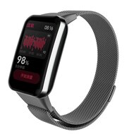 Milanese bandje - Space grey - Xiaomi Smart Band 7 Pro