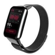 Milanese bandje - Zwart - Xiaomi Smart Band 7 Pro