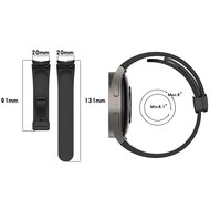 D-buckle sportbandje - Zwart - Samsung Galaxy Watch 6 - 40mm &amp; 44mm