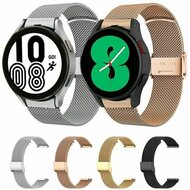 Milanese bandje met klemsluiting - Zwart - Samsung Galaxy Watch 6 - 40mm &amp; 44mm