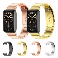 Stalen schakelband - Ros&eacute; goud - Xiaomi Smart band 7 Pro