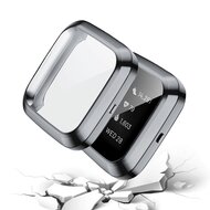 Fitbit Versa 2 Soft TPU case (volledig beschermd) - Grijs